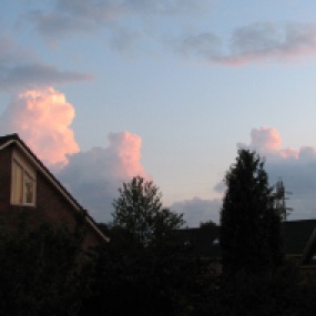 wolken bij zonsondergang - 1