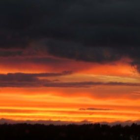 wolken bij zonsondergang - 2